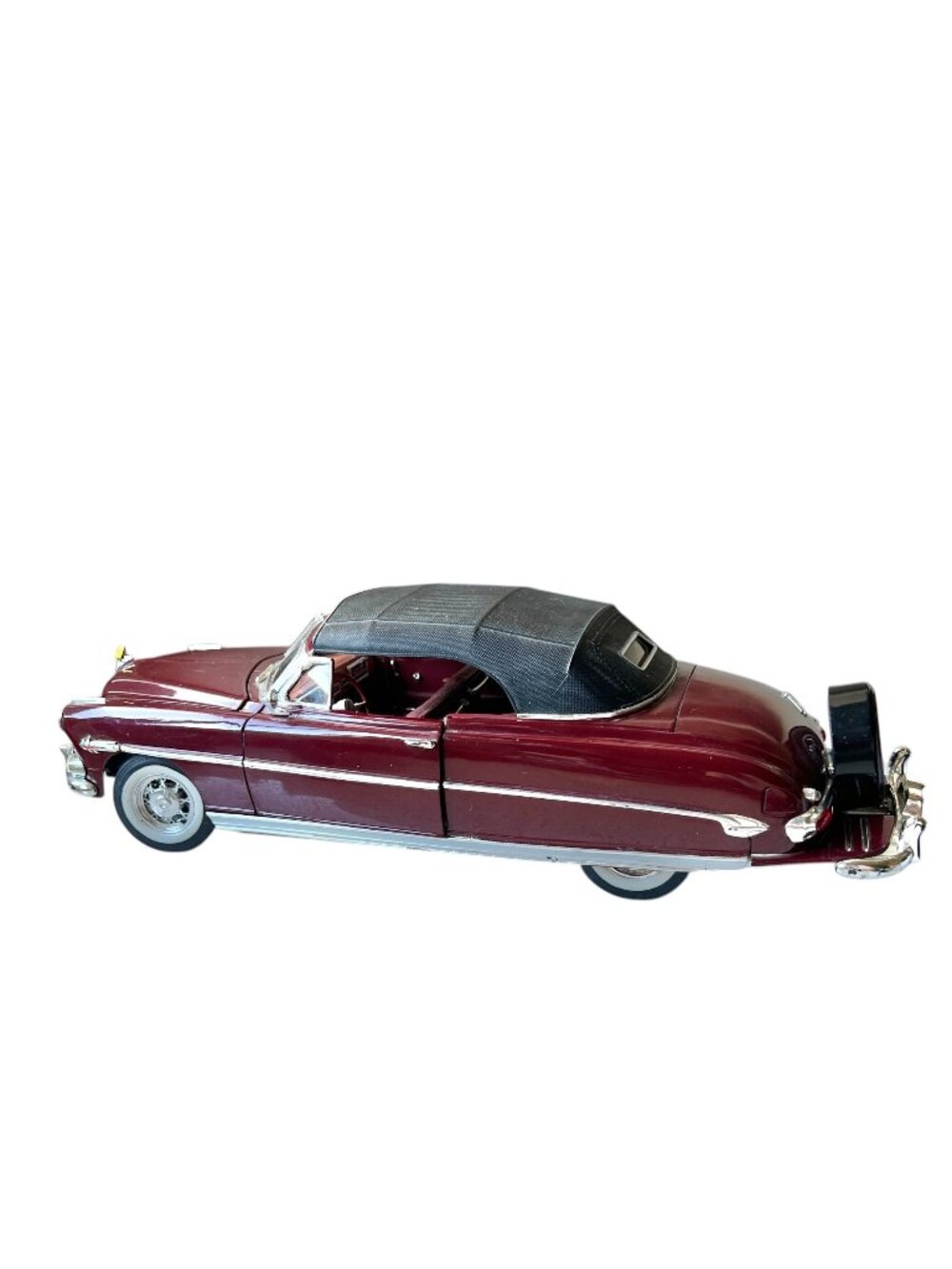 Highway 61 DCP 1952 Hudson Hornet Convertible Die-Cast Model Maroon Black 1:18